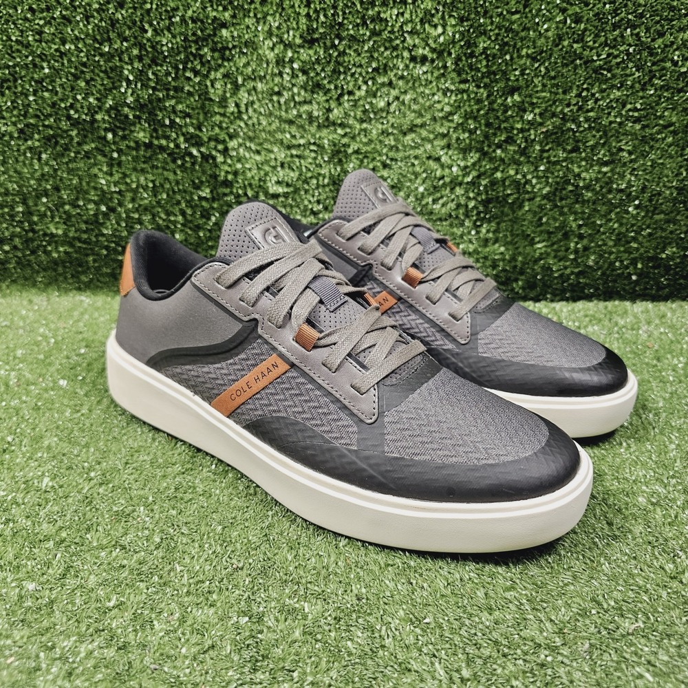 Cole Haan Grand Crosscourt Winner Grey Leather Casual Sneakers Mens Size 11 M